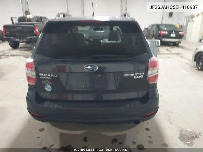 2014 Subaru Forester 2.5I Limited VIN: JF2SJAHC5EH416937 Lot: 40743638