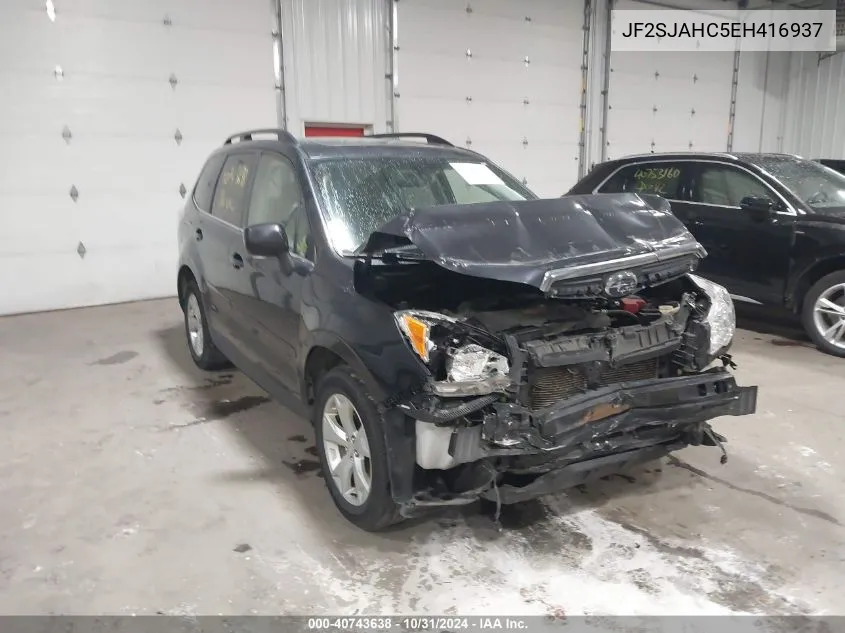 2014 Subaru Forester 2.5I Limited VIN: JF2SJAHC5EH416937 Lot: 40743638