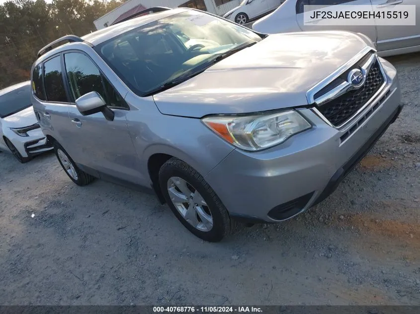 2014 Subaru Forester 2.5I Premium VIN: JF2SJAEC9EH415519 Lot: 40768776