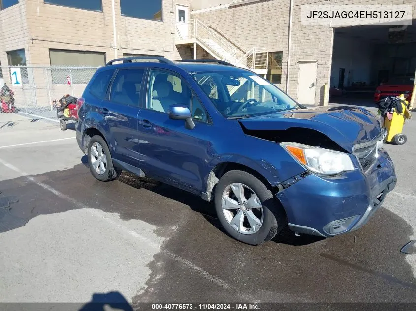 2014 Subaru Forester 2.5I Premium VIN: JF2SJAGC4EH513127 Lot: 40776573