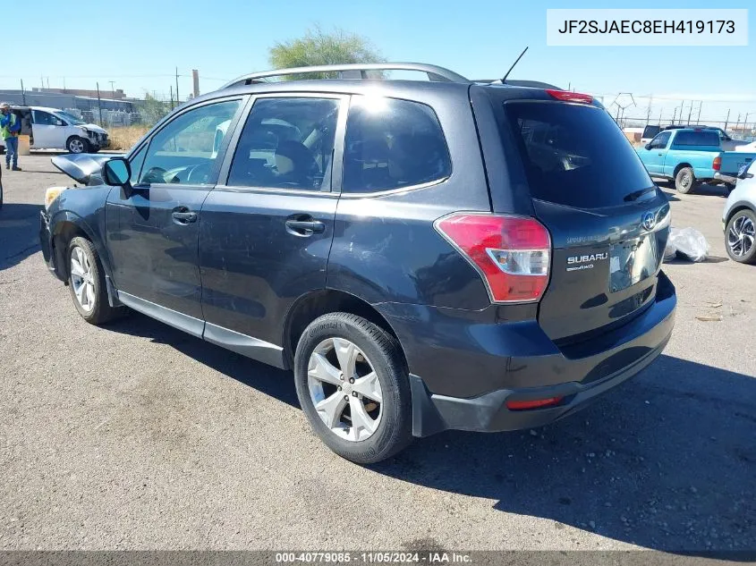 2014 Subaru Forester 2.5I Premium VIN: JF2SJAEC8EH419173 Lot: 40779085