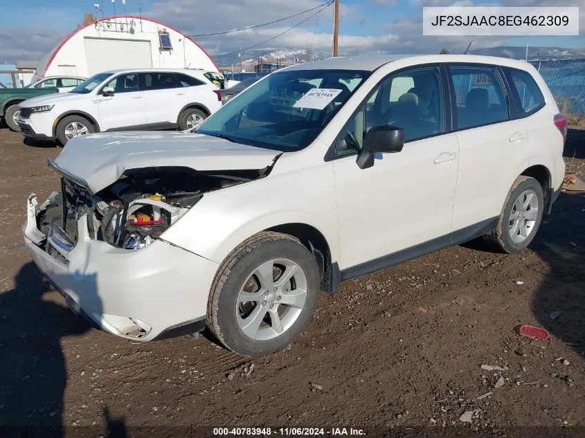 2014 Subaru Forester 2.5I VIN: JF2SJAAC8EG462309 Lot: 40783948