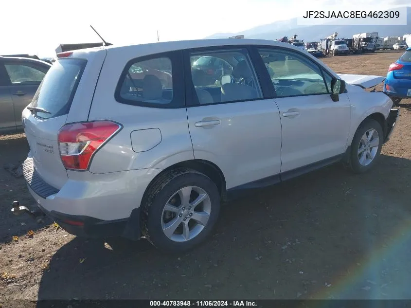 2014 Subaru Forester 2.5I VIN: JF2SJAAC8EG462309 Lot: 40783948