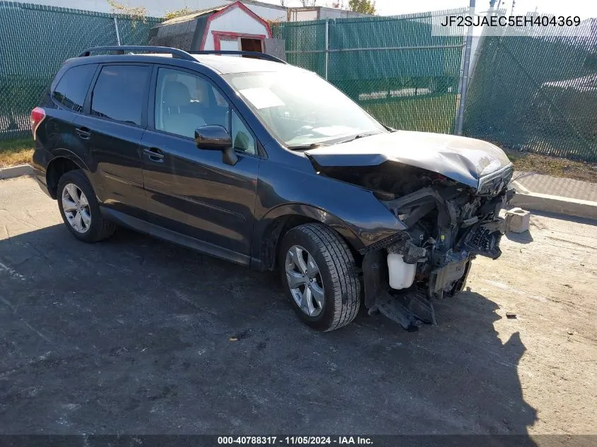 2014 Subaru Forester 2.5I Premium VIN: JF2SJAEC5EH404369 Lot: 40788317