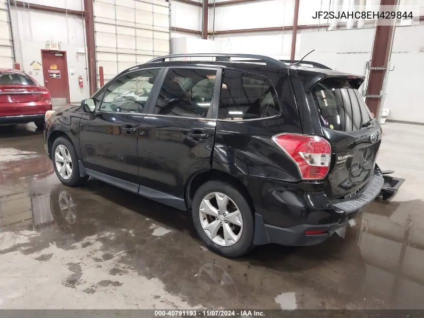 2014 Subaru Forester 2.5I Limited VIN: JF2SJAHC8EH429844 Lot: 40791193