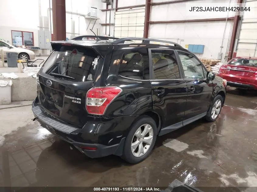 2014 Subaru Forester 2.5I Limited VIN: JF2SJAHC8EH429844 Lot: 40791193