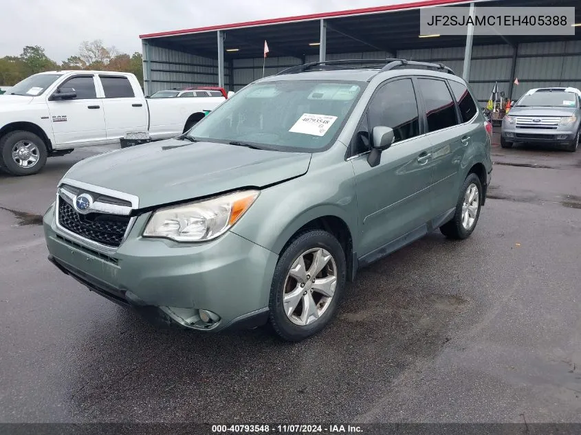 2014 Subaru Forester 2.5I Touring VIN: JF2SJAMC1EH405388 Lot: 40793548