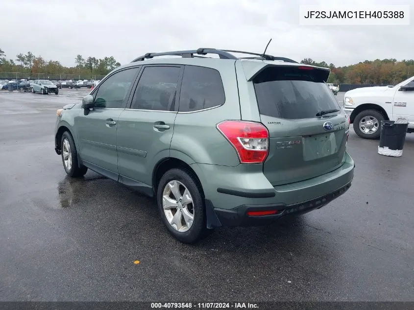 2014 Subaru Forester 2.5I Touring VIN: JF2SJAMC1EH405388 Lot: 40793548