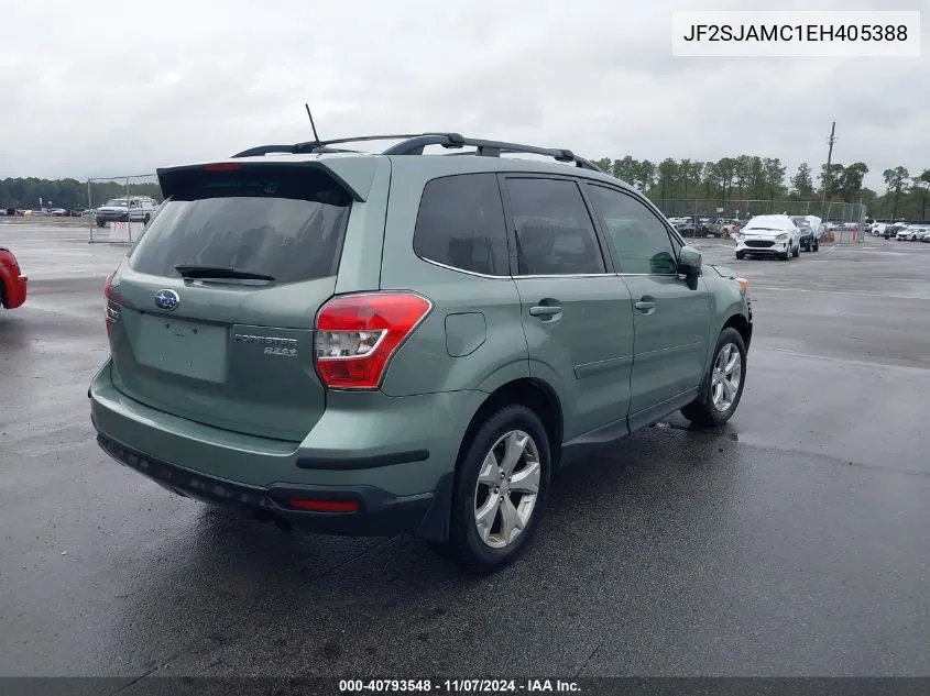 2014 Subaru Forester 2.5I Touring VIN: JF2SJAMC1EH405388 Lot: 40793548