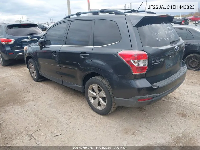 2014 Subaru Forester 2.5I Limited VIN: JF2SJAJC1EH443823 Lot: 40794076