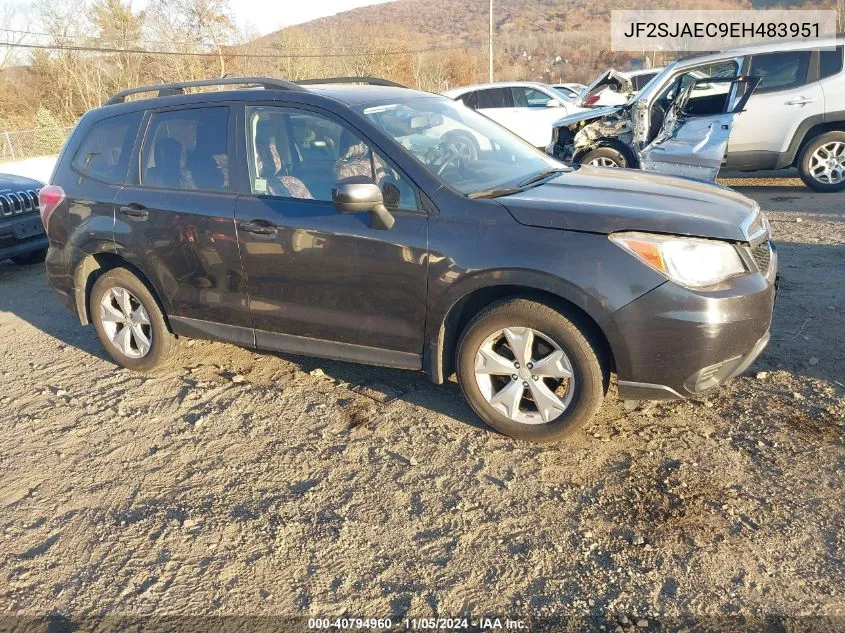 2014 Subaru Forester 2.5I Premium VIN: JF2SJAEC9EH483951 Lot: 40794960