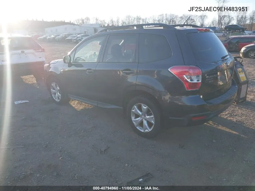 JF2SJAEC9EH483951 2014 Subaru Forester 2.5I Premium