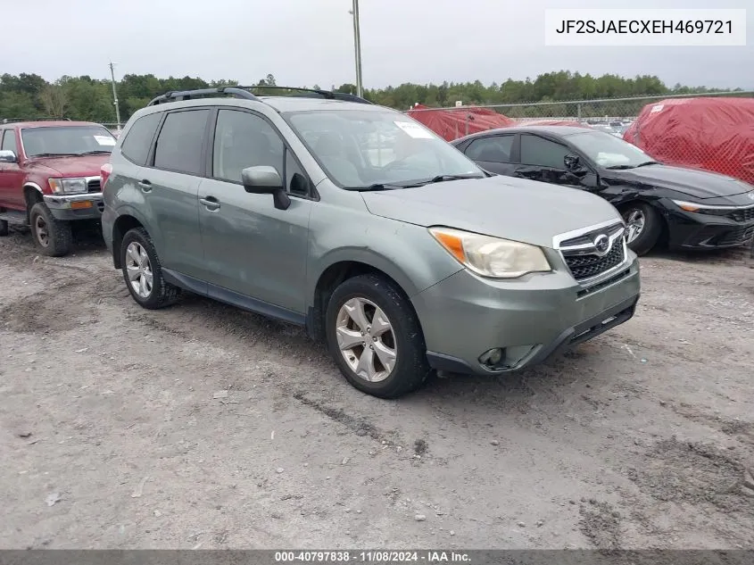 2014 Subaru Forester 2.5I Premium VIN: JF2SJAECXEH469721 Lot: 40797838