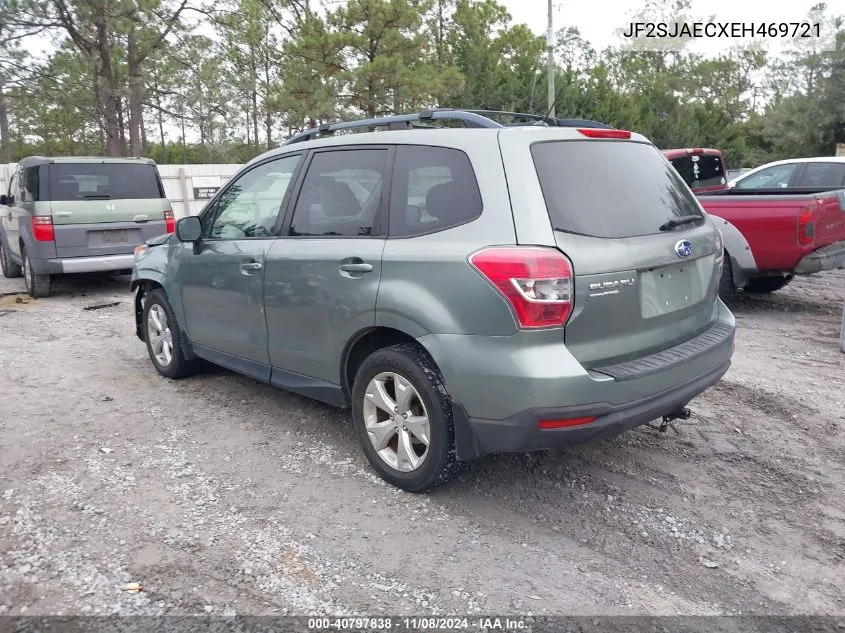 2014 Subaru Forester 2.5I Premium VIN: JF2SJAECXEH469721 Lot: 40797838