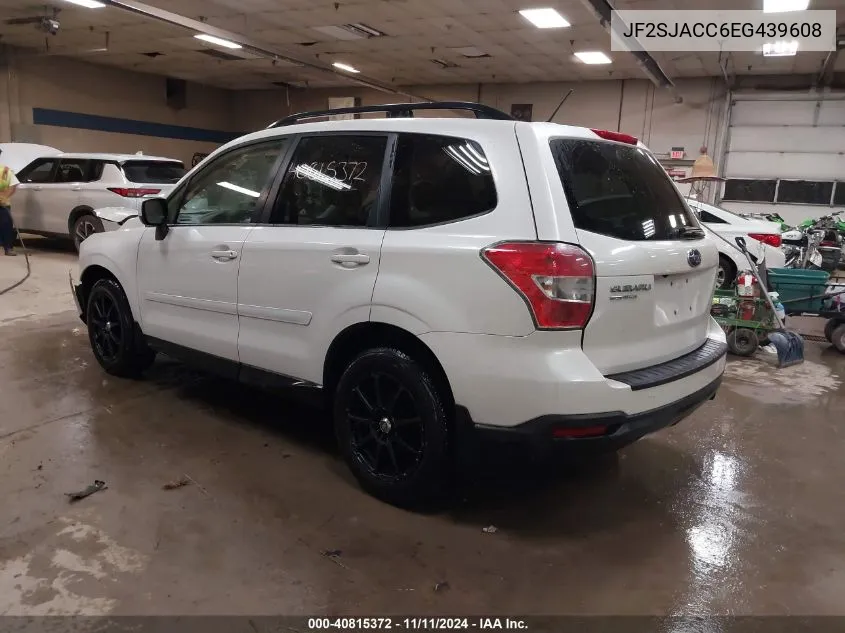 2014 Subaru Forester 2.5I Premium VIN: JF2SJACC6EG439608 Lot: 40815372