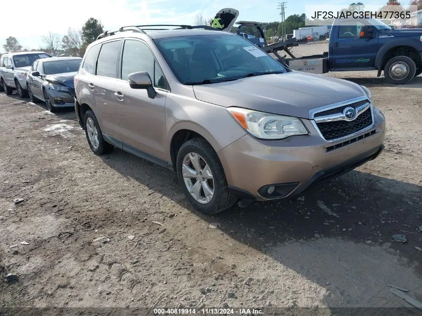 2014 Subaru Forester 2.5I Touring VIN: JF2SJAPC3EH477365 Lot: 40819914