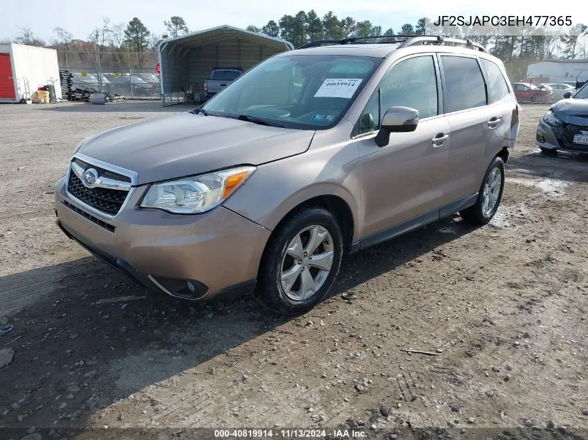 2014 Subaru Forester 2.5I Touring VIN: JF2SJAPC3EH477365 Lot: 40819914