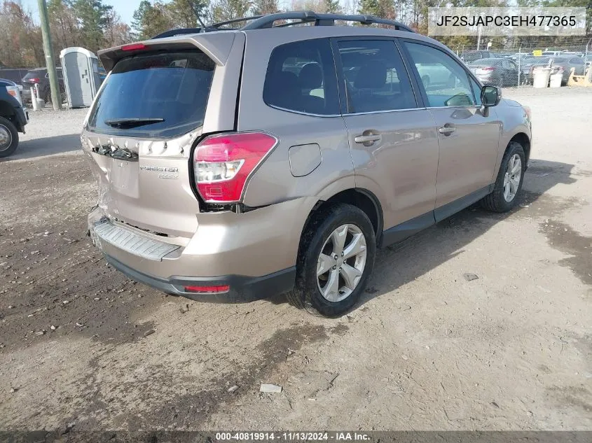 2014 Subaru Forester 2.5I Touring VIN: JF2SJAPC3EH477365 Lot: 40819914