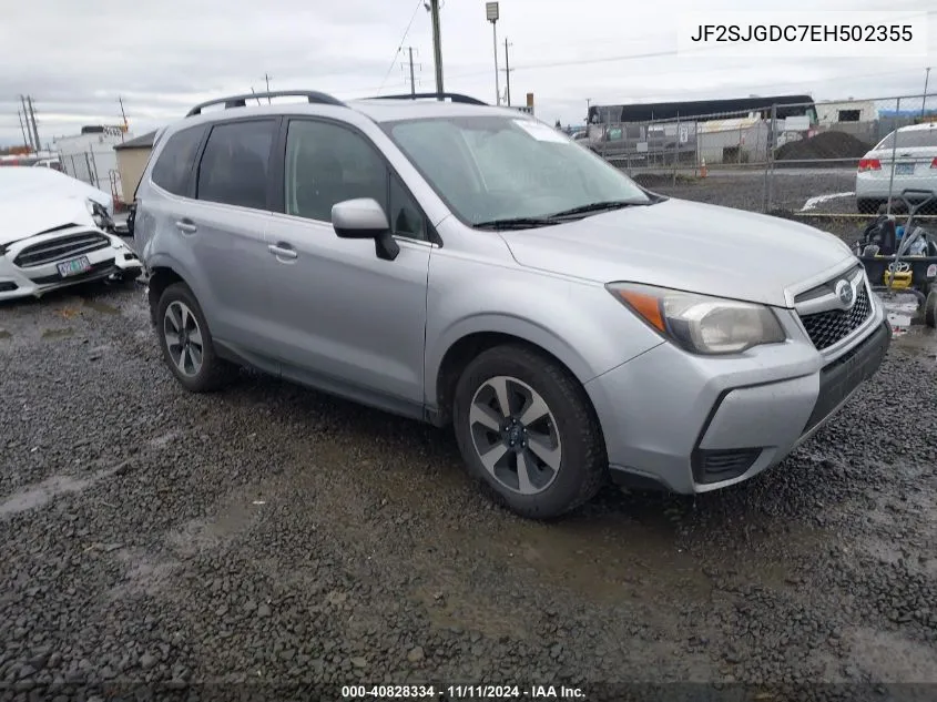 2014 Subaru Forester 2.0Xt Premium VIN: JF2SJGDC7EH502355 Lot: 40828334