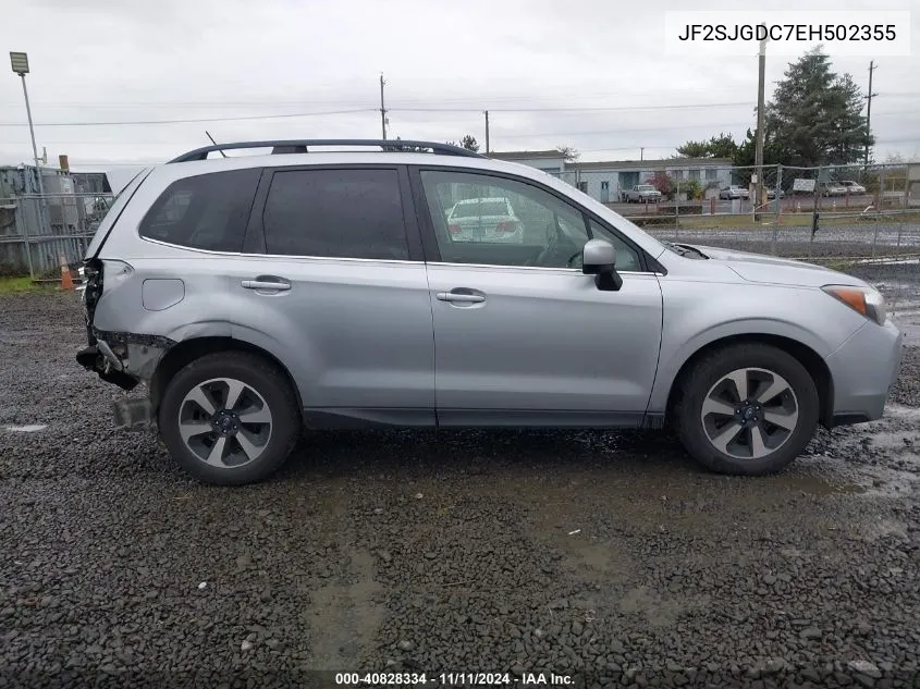 2014 Subaru Forester 2.0Xt Premium VIN: JF2SJGDC7EH502355 Lot: 40828334