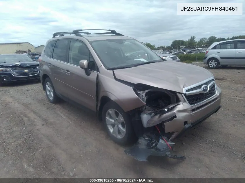 2015 Subaru Forester 2.5I Limited VIN: JF2SJARC9FH840461 Lot: 39610255