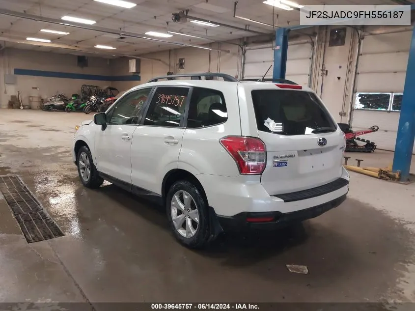 2015 Subaru Forester 2.5I Premium VIN: JF2SJADC9FH556187 Lot: 39645757