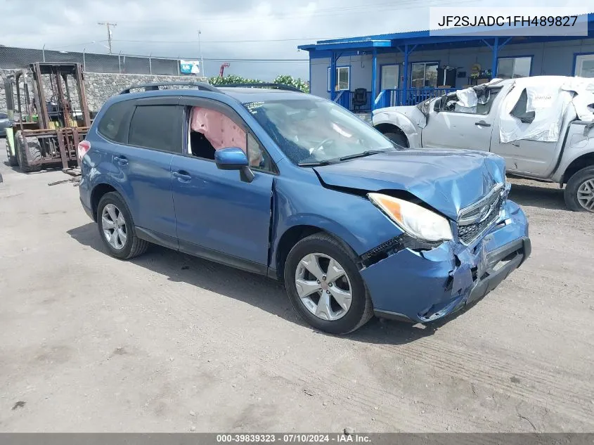 JF2SJADC1FH489827 2015 Subaru Forester 2.5I Premium