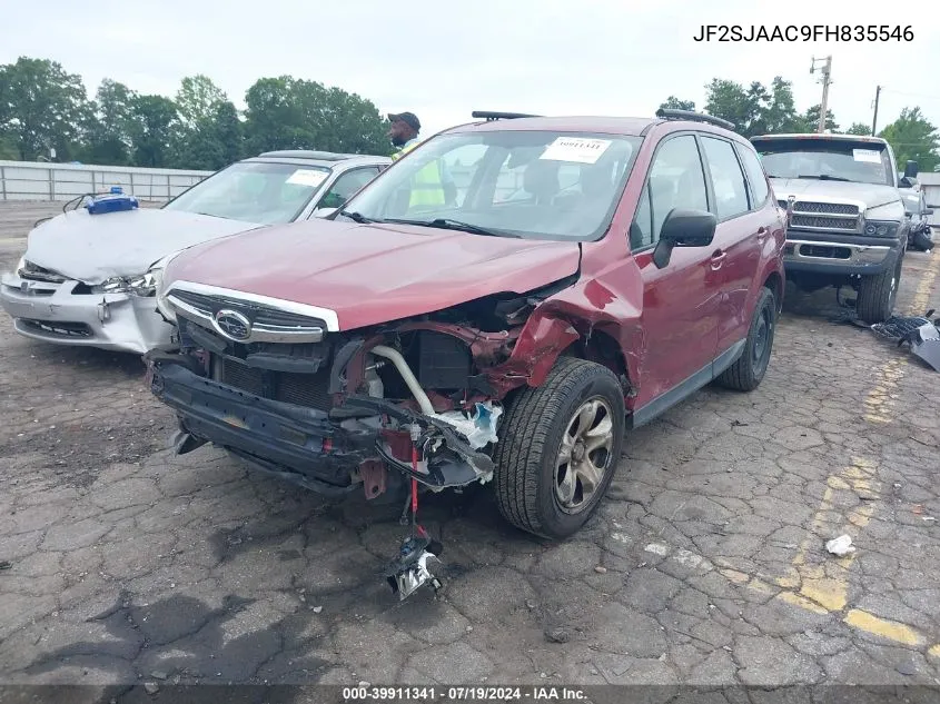 JF2SJAAC9FH835546 2015 Subaru Forester 2.5I