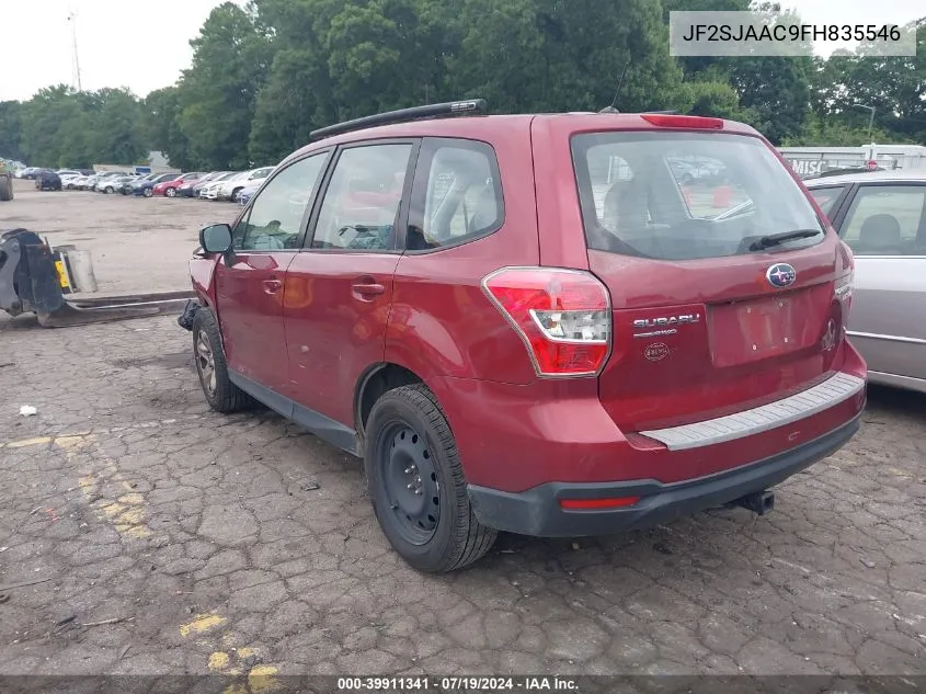 JF2SJAAC9FH835546 2015 Subaru Forester 2.5I