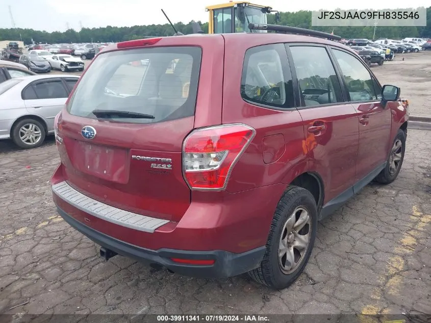 JF2SJAAC9FH835546 2015 Subaru Forester 2.5I