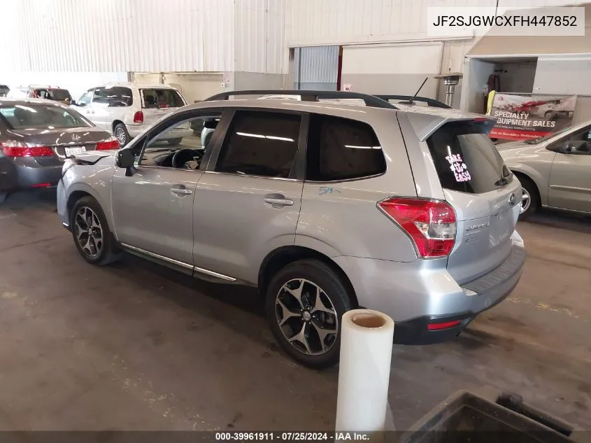 2015 Subaru Forester 2.0Xt Touring VIN: JF2SJGWCXFH447852 Lot: 39961911