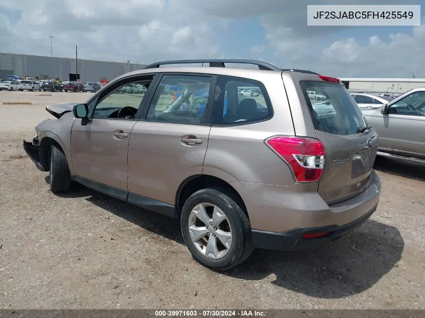 JF2SJABC5FH425549 2015 Subaru Forester 2.5I