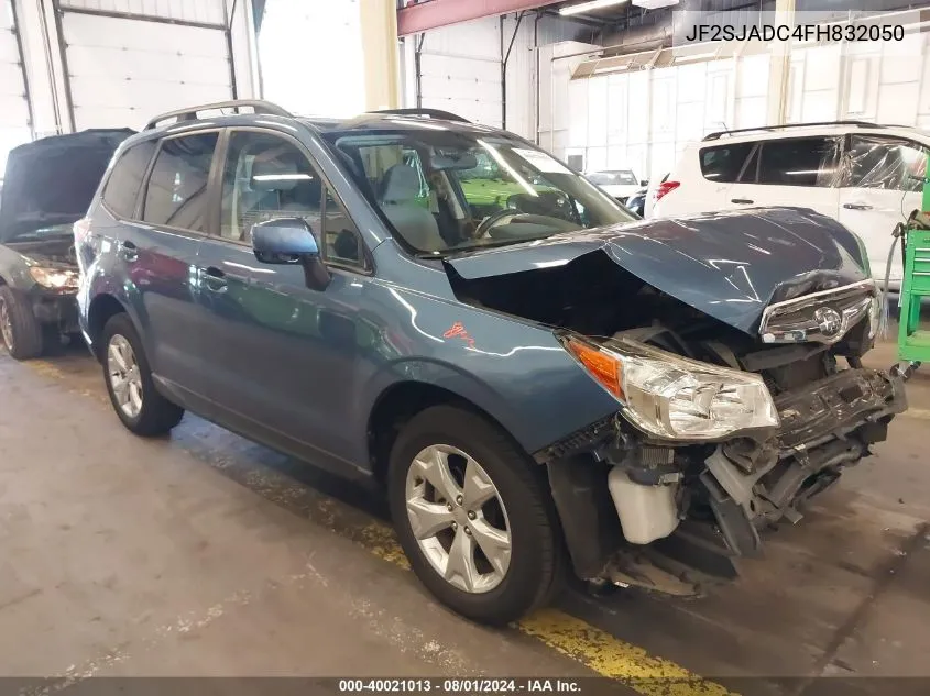 2015 Subaru Forester 2.5I Premium VIN: JF2SJADC4FH832050 Lot: 40021013