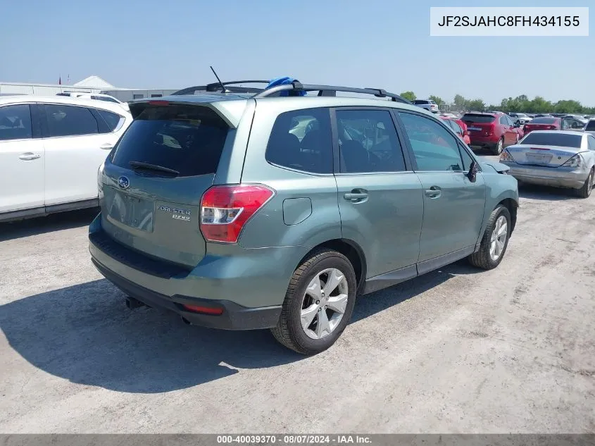 JF2SJAHC8FH434155 2015 Subaru Forester 2.5I Limited