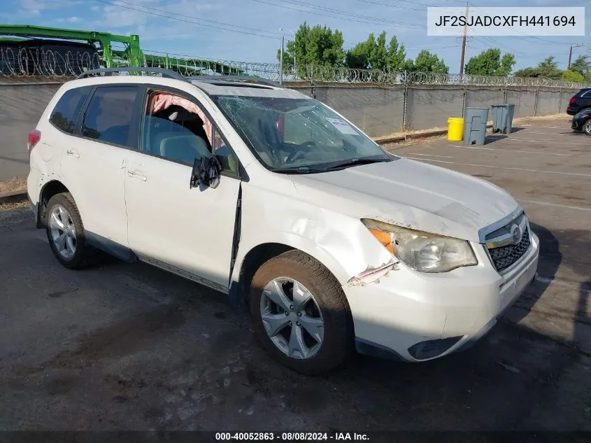 JF2SJADCXFH441694 2015 Subaru Forester 2.5I Premium