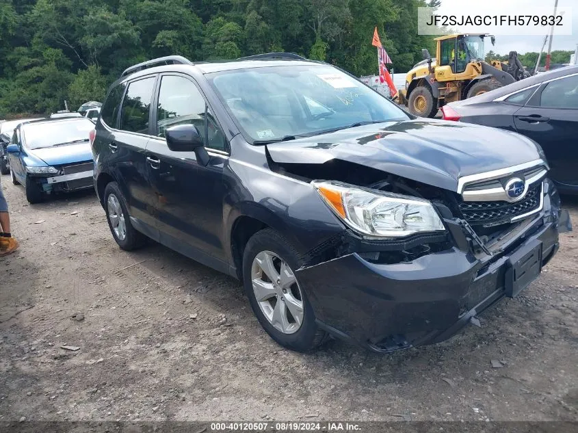 2015 Subaru Forester 2.5I Premium VIN: JF2SJAGC1FH579832 Lot: 40120507