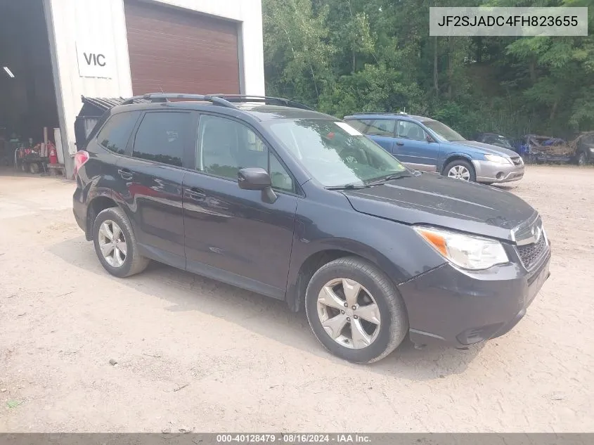 2015 Subaru Forester 2.5I Premium VIN: JF2SJADC4FH823655 Lot: 40128479