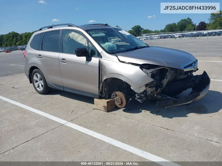 2015 Subaru Forester 2.5I Premium VIN: JF2SJADC8FH433996 Lot: 40132051