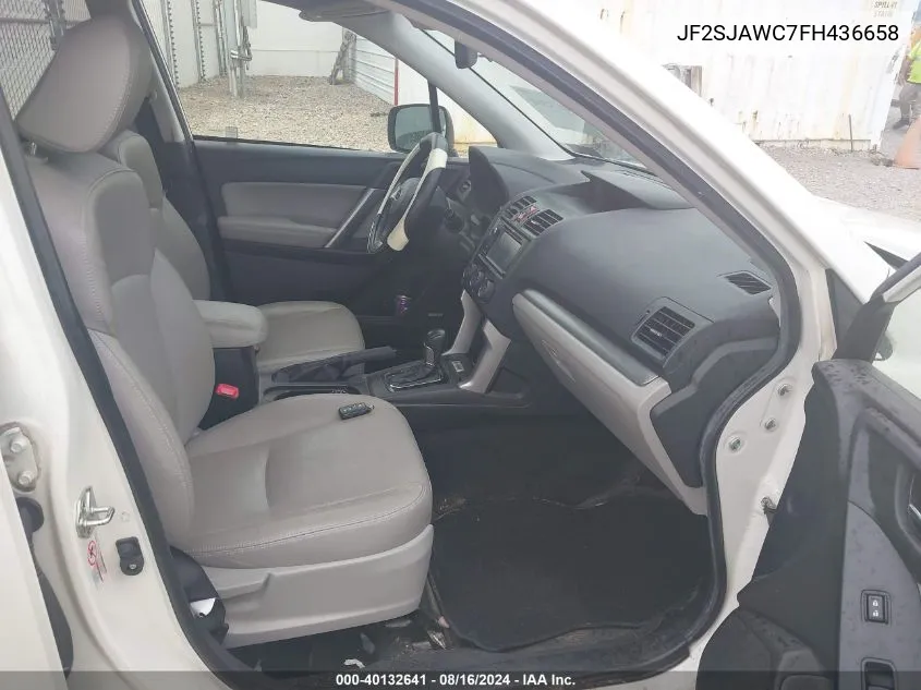 JF2SJAWC7FH436658 2015 Subaru Forester 2.5I Touring