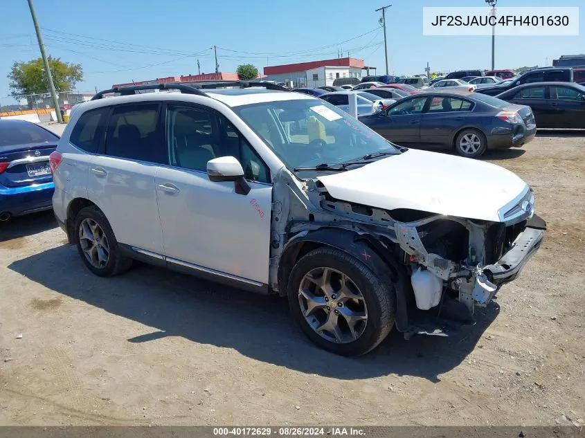 2015 Subaru Forester 2.5I Touring VIN: JF2SJAUC4FH401630 Lot: 40172629