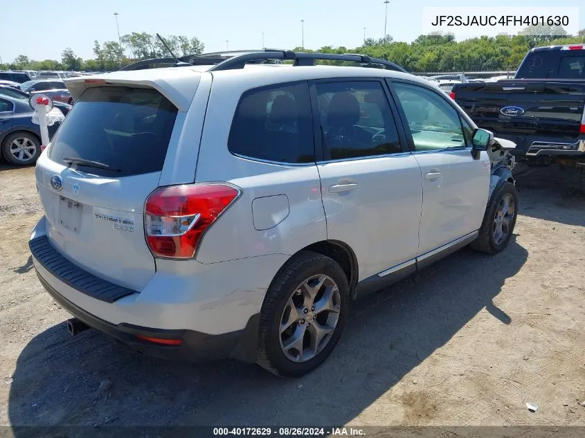 2015 Subaru Forester 2.5I Touring VIN: JF2SJAUC4FH401630 Lot: 40172629