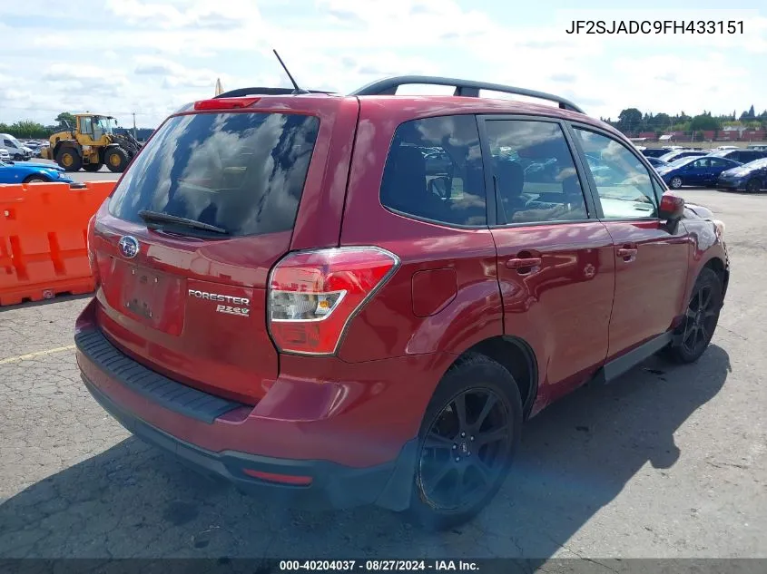 JF2SJADC9FH433151 2015 Subaru Forester 2.5I Premium