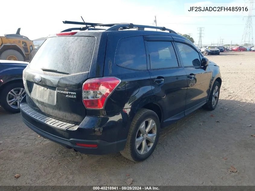 JF2SJADC2FH485916 2015 Subaru Forester 2.5I Premium