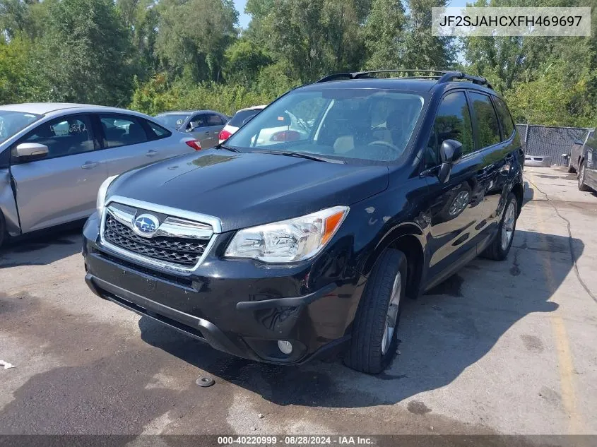 2015 Subaru Forester 2.5I Limited VIN: JF2SJAHCXFH469697 Lot: 40220999