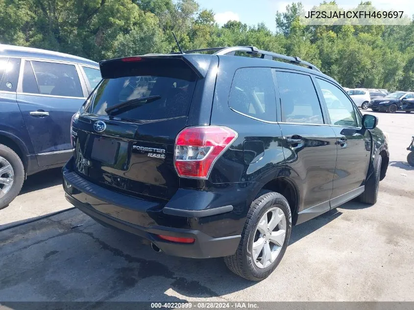 2015 Subaru Forester 2.5I Limited VIN: JF2SJAHCXFH469697 Lot: 40220999