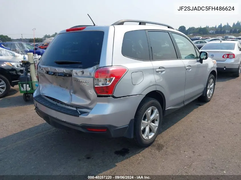 JF2SJADC5FH486624 2015 Subaru Forester 2.5I Premium