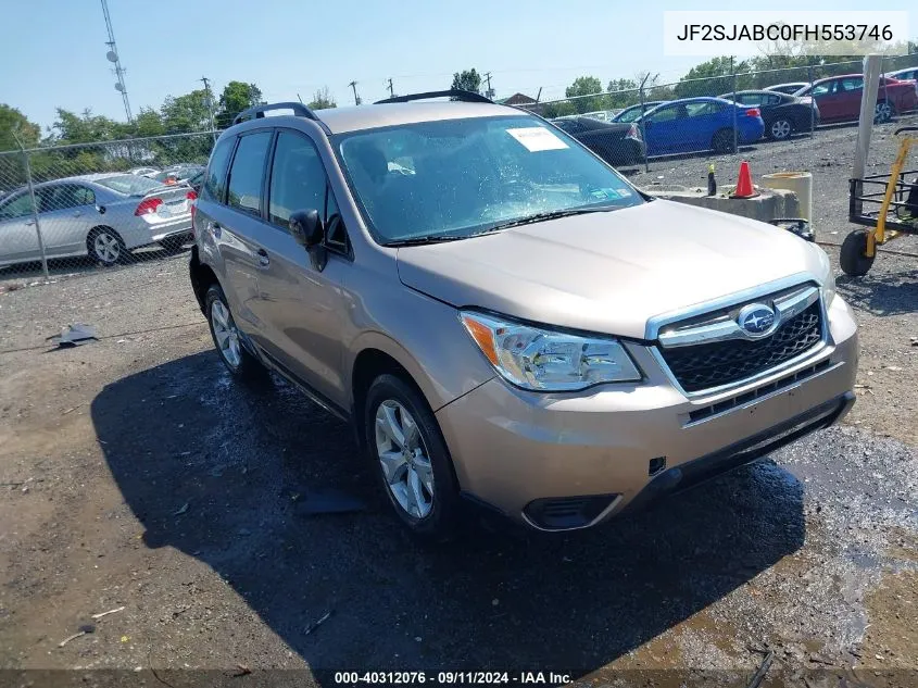 JF2SJABC0FH553746 2015 Subaru Forester 2.5I