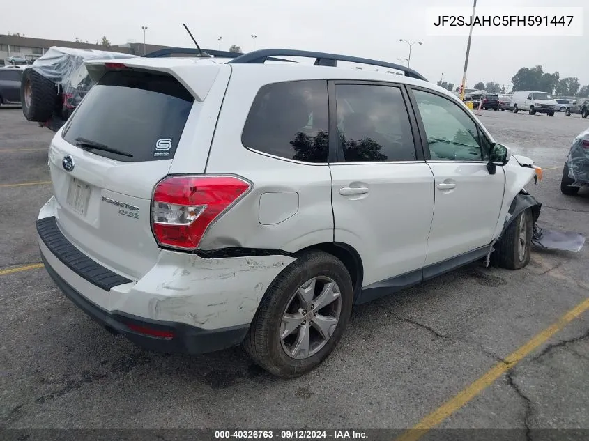 2015 Subaru Forester 2.5I Limited VIN: JF2SJAHC5FH591447 Lot: 40326763