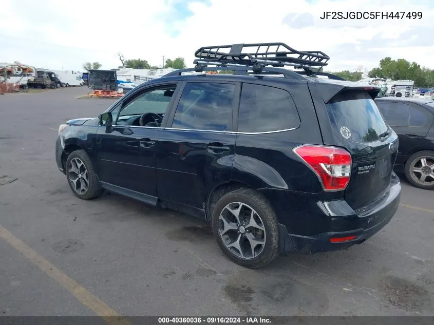 2015 Subaru Forester 2.0Xt Premium VIN: JF2SJGDC5FH447499 Lot: 40360036