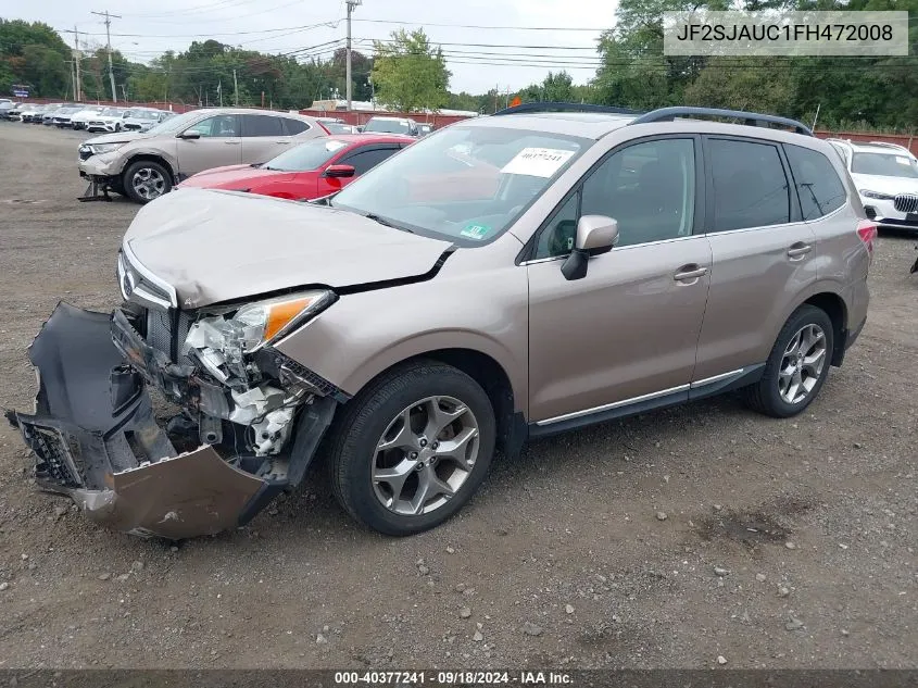 JF2SJAUC1FH472008 2015 Subaru Forester 2.5I Touring